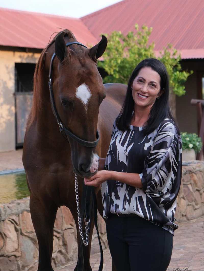 Dale van Rensburg stable manager and trainer at Lezar Opstal venue Heidelberg