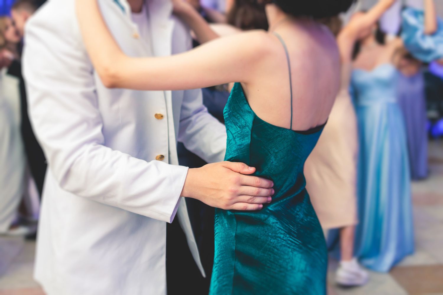 School students dancing and having fun at matric dance at Lezar Opstal Heidelberg Gauteng